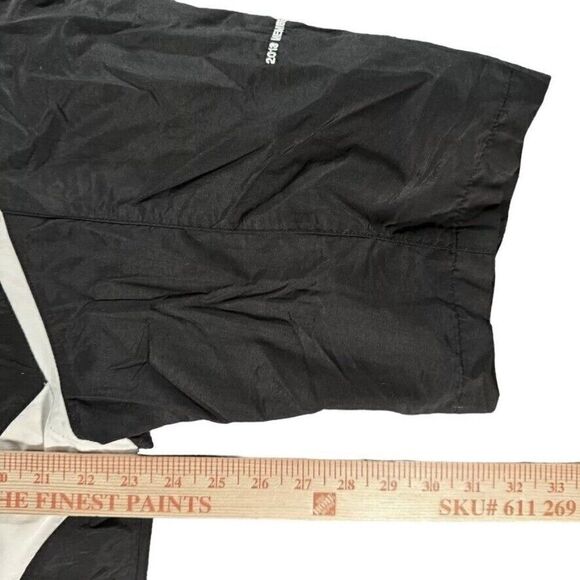 FJ‎ FootJoy Windbreaker Mens M Black Windshirt Half Zip Golf Short Sleeve Jacket - Picture 7 of 10